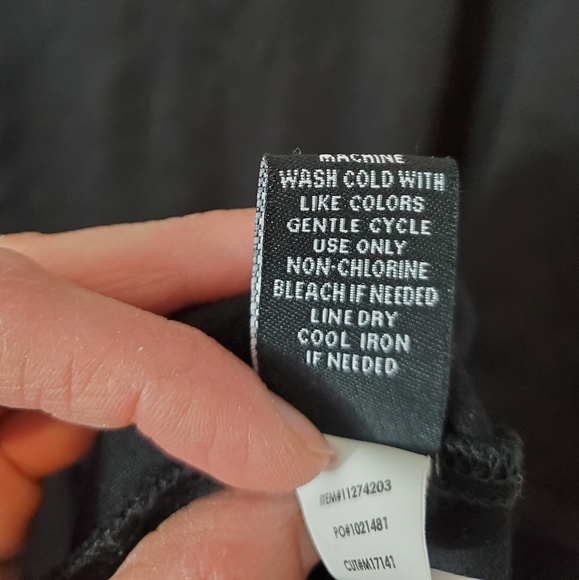 Torrid Black Pleated Ponte Twofer Midi Dress - Picture 6 of 6